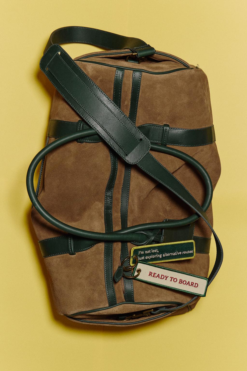 Кожаная сумка для путешествий