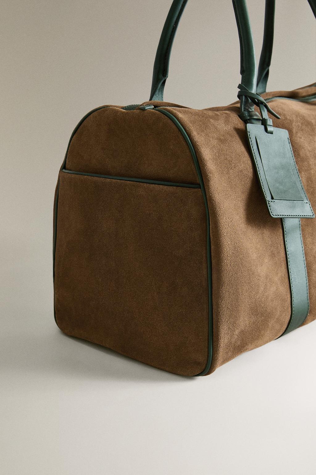 Кожаная сумка для путешествий