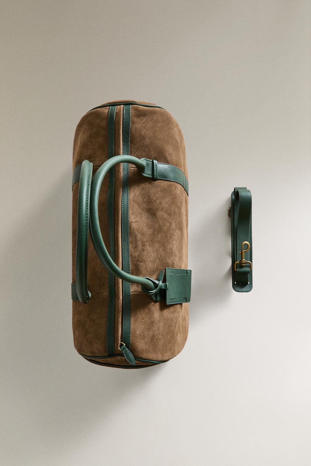 Кожаная сумка для путешествий