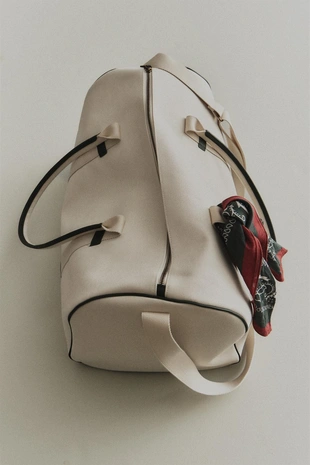 Хлопковая и кожаная сумка для путешествий- Заказать в России