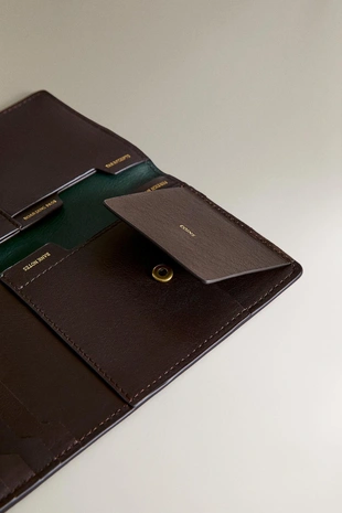 Кошелек-органайзер для путешествий из кожи- Заказать в России