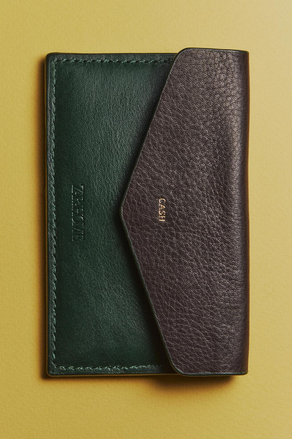 Кожаный кошелек