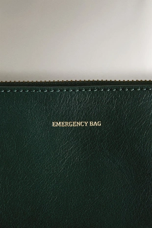 Сумка для товаров первой необходимости emergency bag из кожи- Заказать в России
