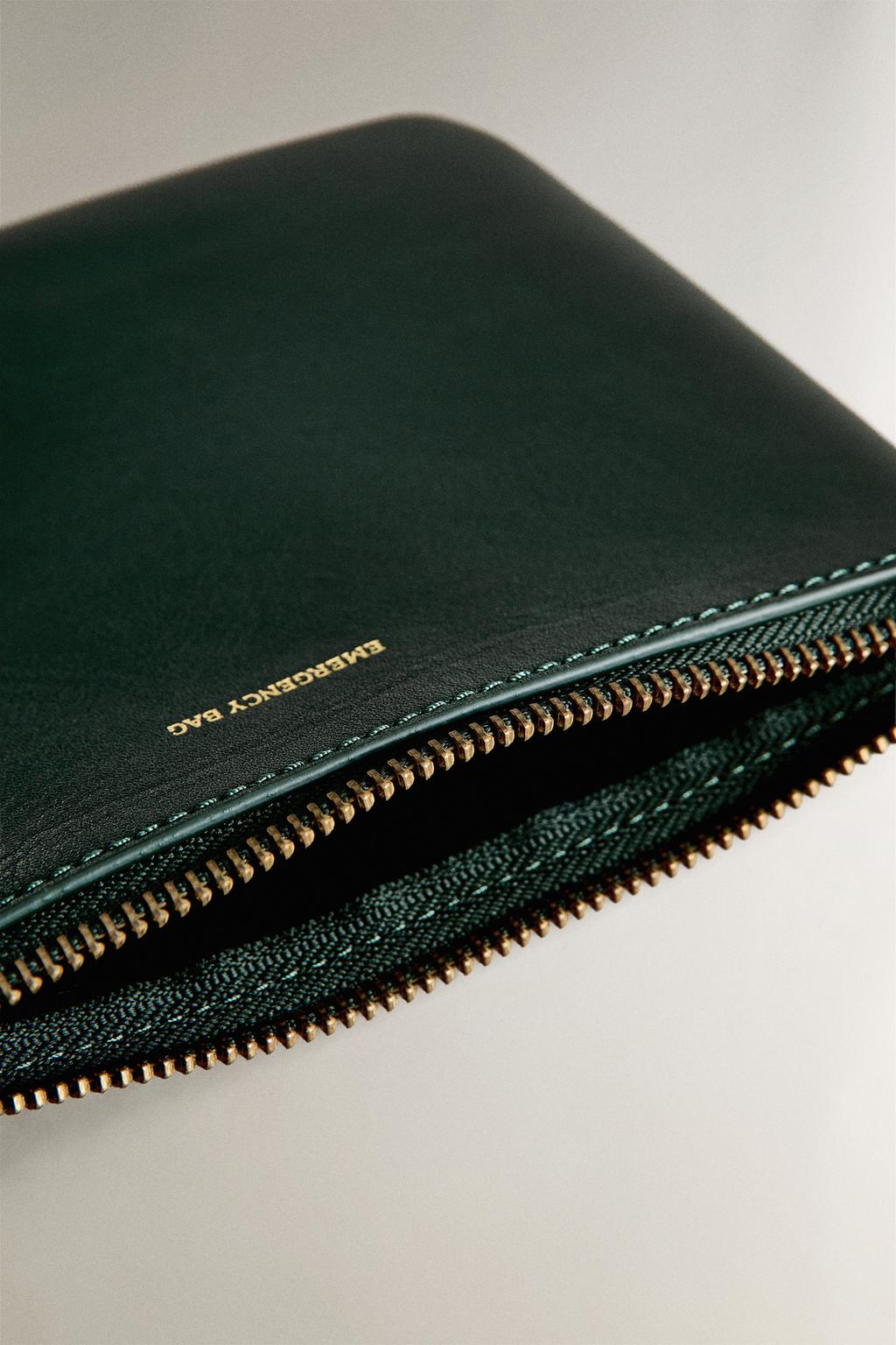 Сумка для товаров первой необходимости emergency bag из кожи