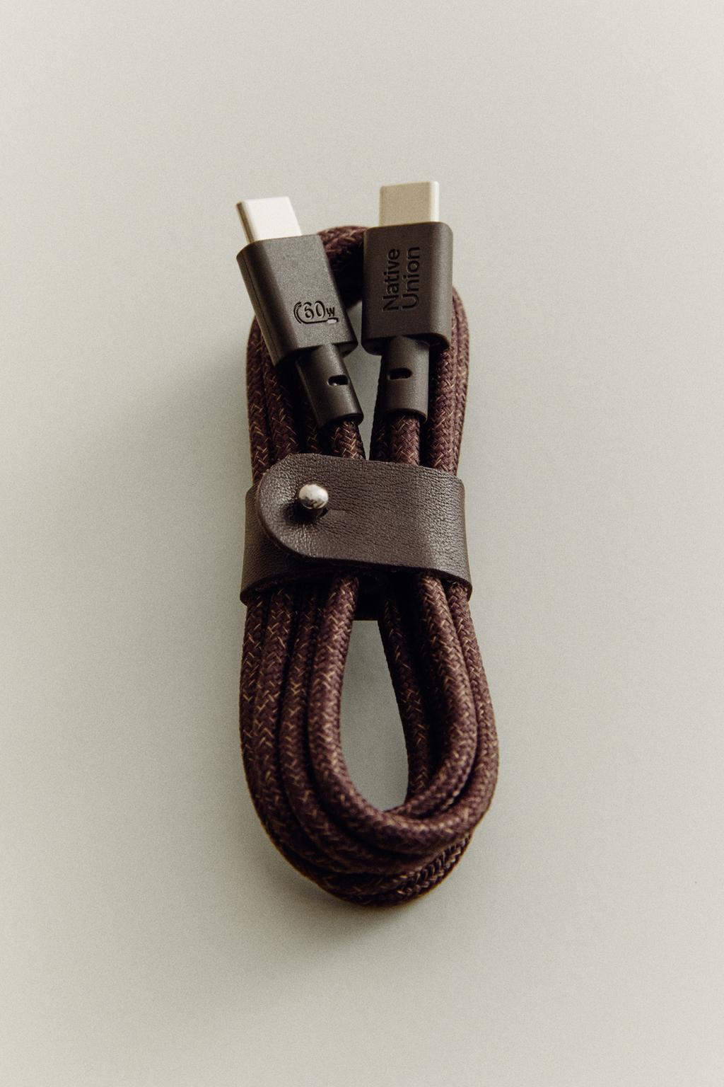 Кабель для зарядки usb-c zara