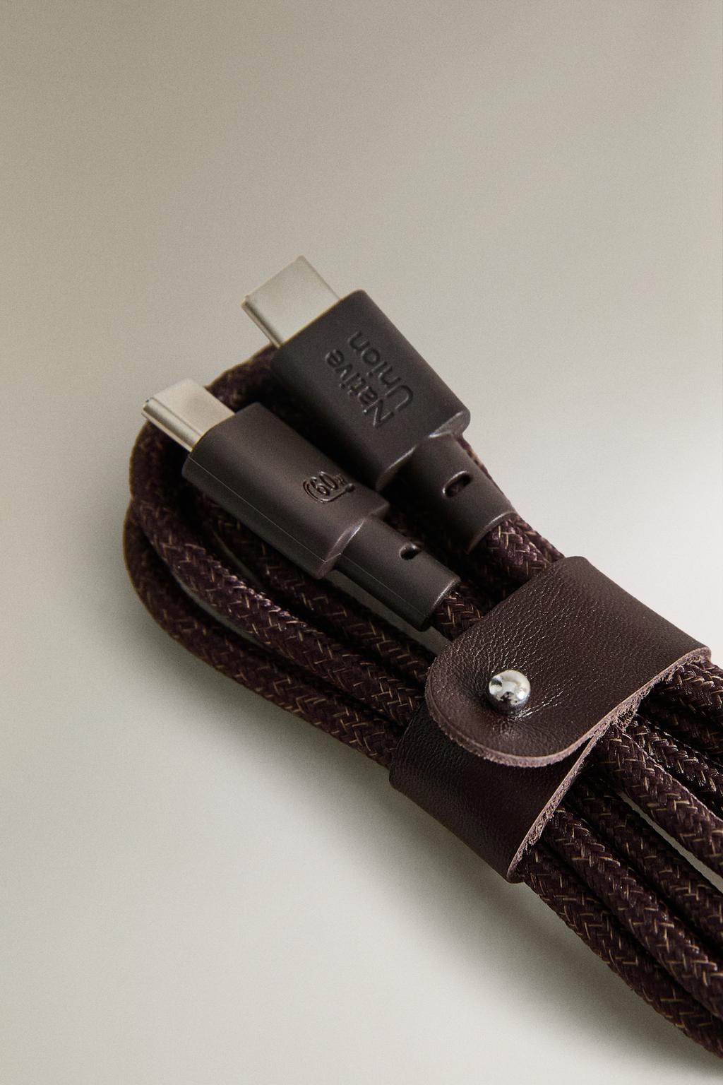 Кабель для зарядки usb-c zara