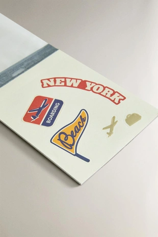 Альбом для наклеек для путешествий- Заказать в России