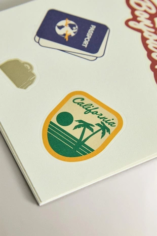 Альбом для наклеек для путешествий- Заказать в России