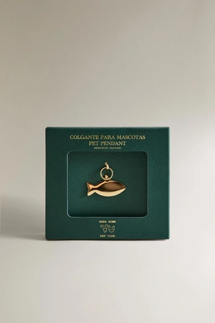 Подвеска для домашнего питомца рыбка из нержавеющей стали- Заказать в России