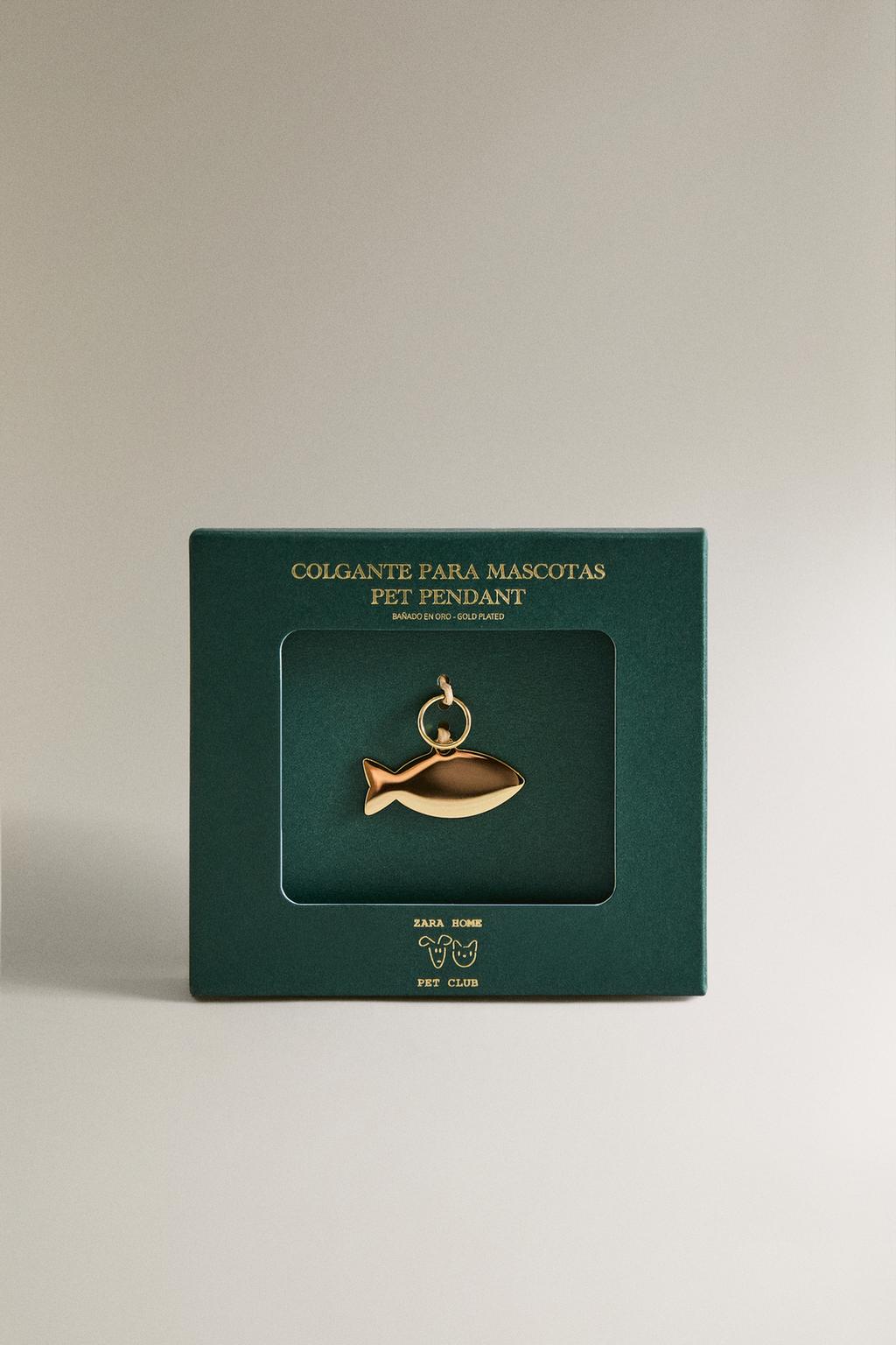 Подвеска для домашнего питомца рыбка из нержавеющей стали