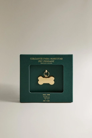 Подвеска для питомца из нержавеющей стали с косточкой- Заказать в России