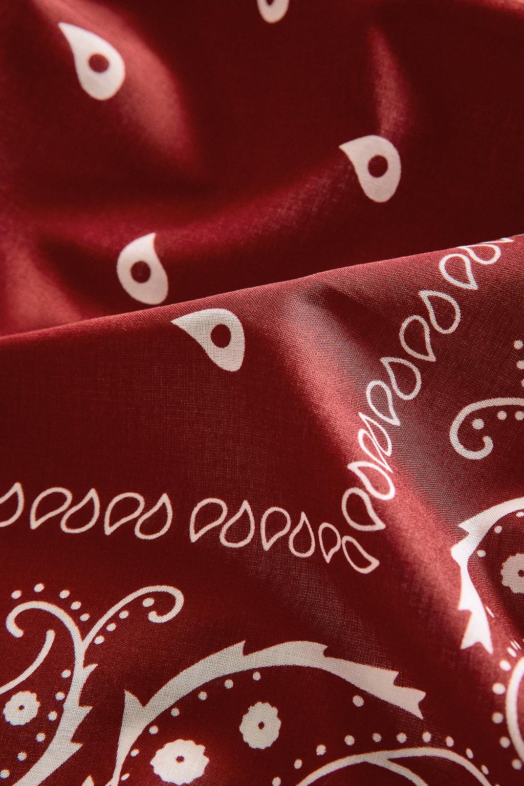 Хлопковая бандана для домашних животных с пейсли