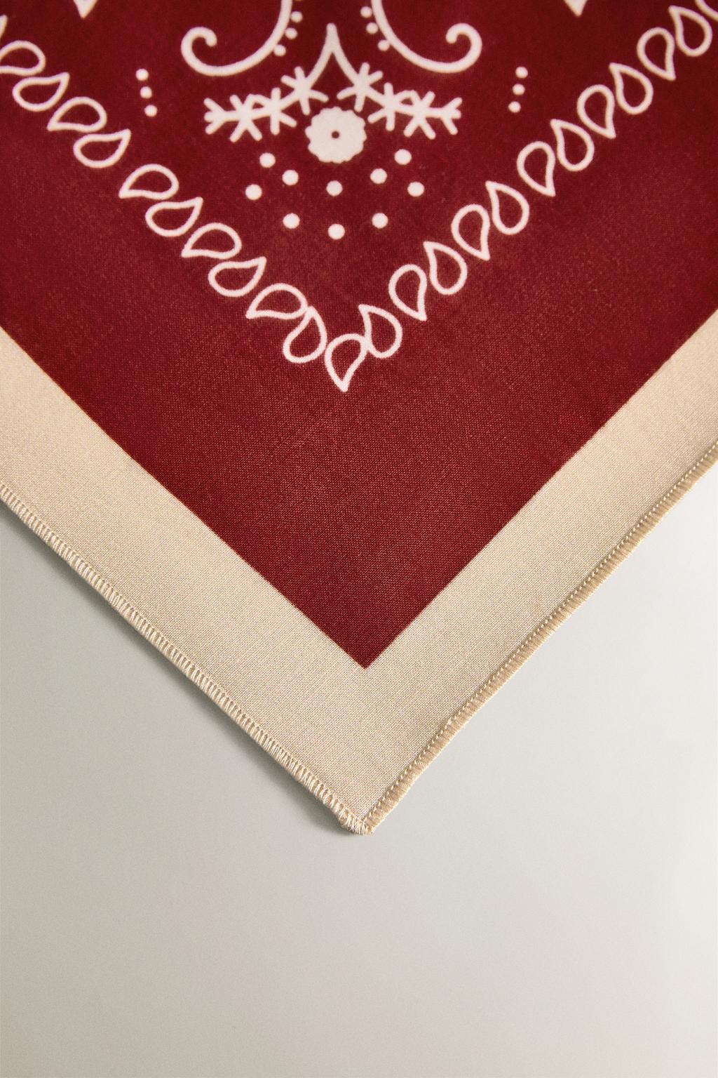 Хлопковая бандана для домашних животных с пейсли