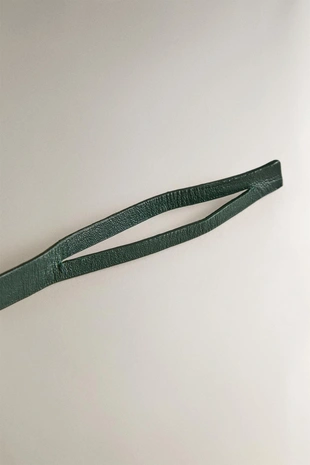 Диспенсер для мешков для домашних животных из кожи