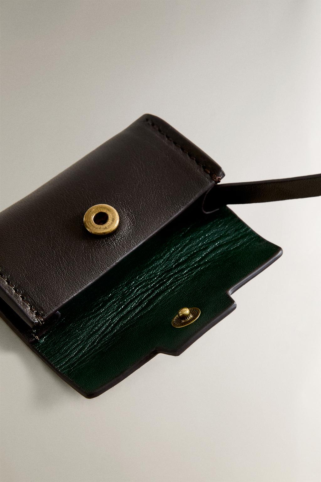 Кожаный держатель для пакетов для домашних животных