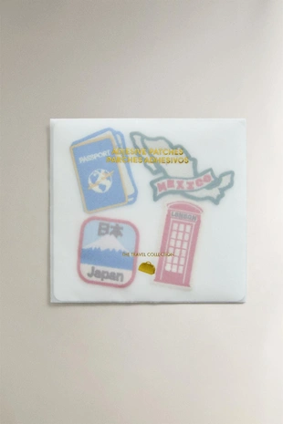 Набор нашивок для путешествий (набор из 4 штук)- Заказать в России