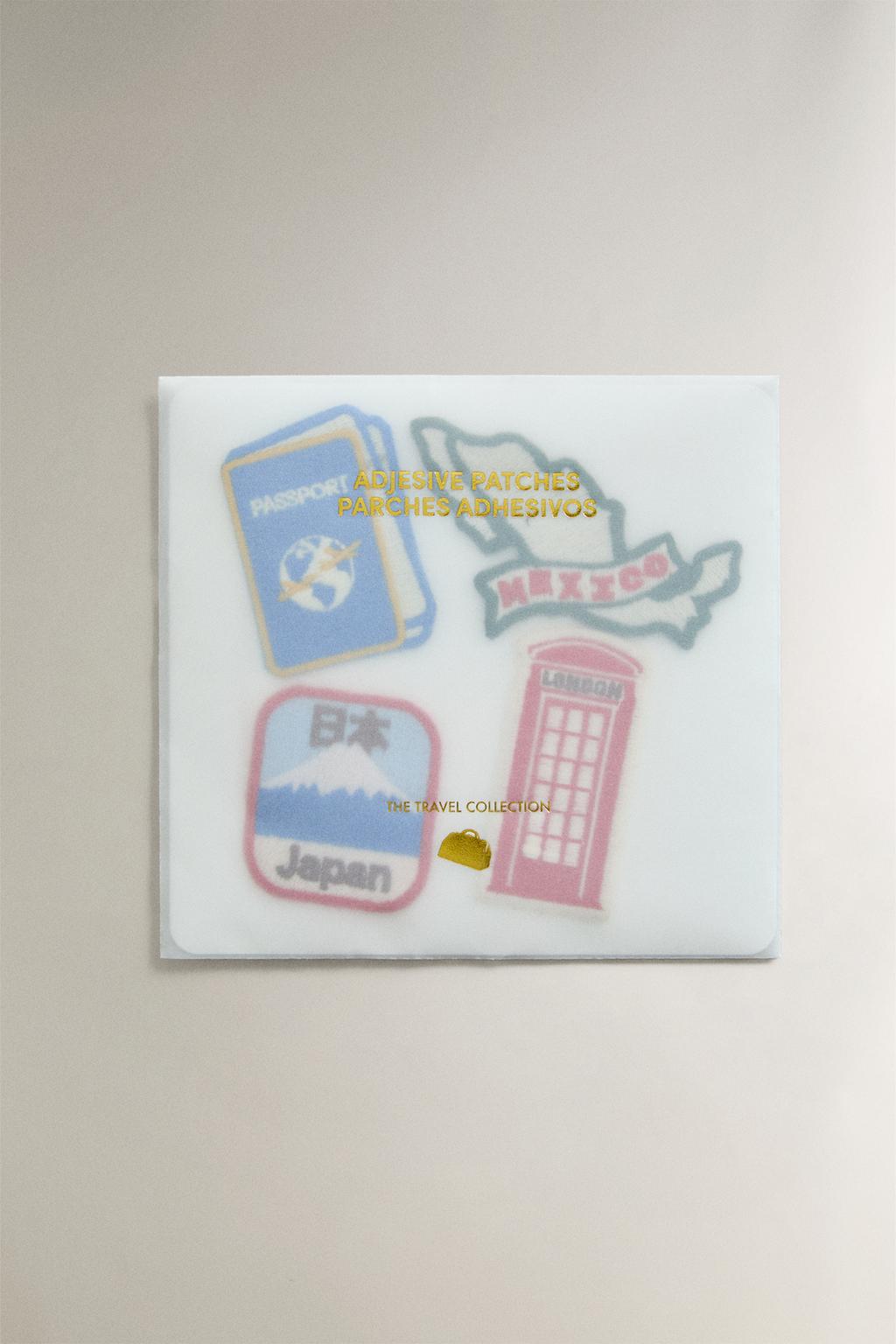 Набор нашивок для путешествий (набор из 4 штук)