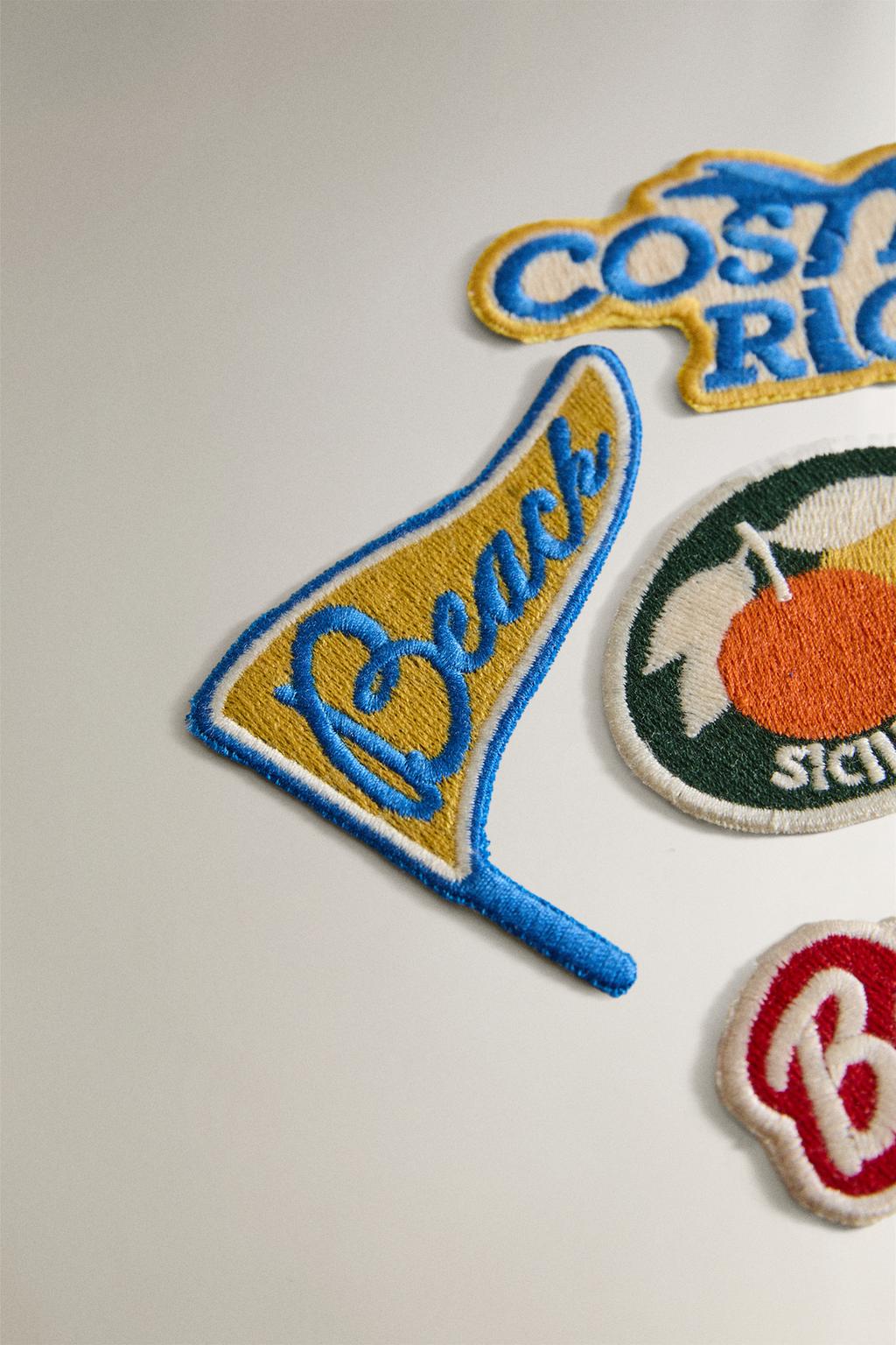 Набор нашивок для путешествий (набор из 4 штук)