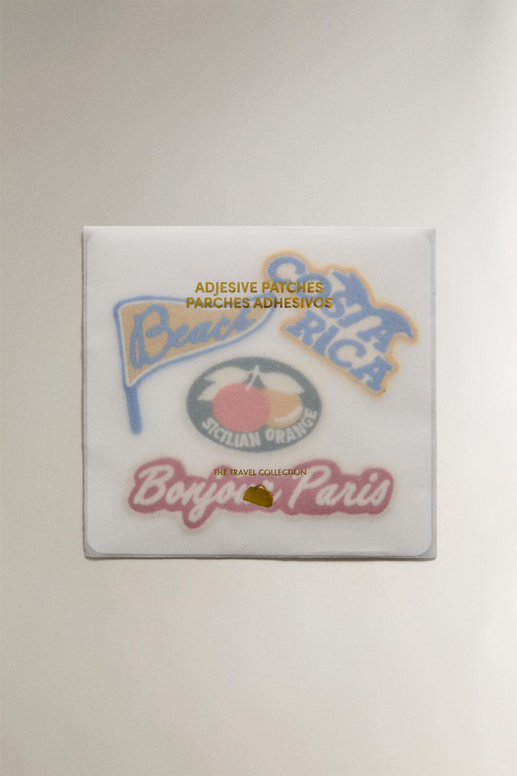 Набор нашивок для путешествий (набор из 4 штук)