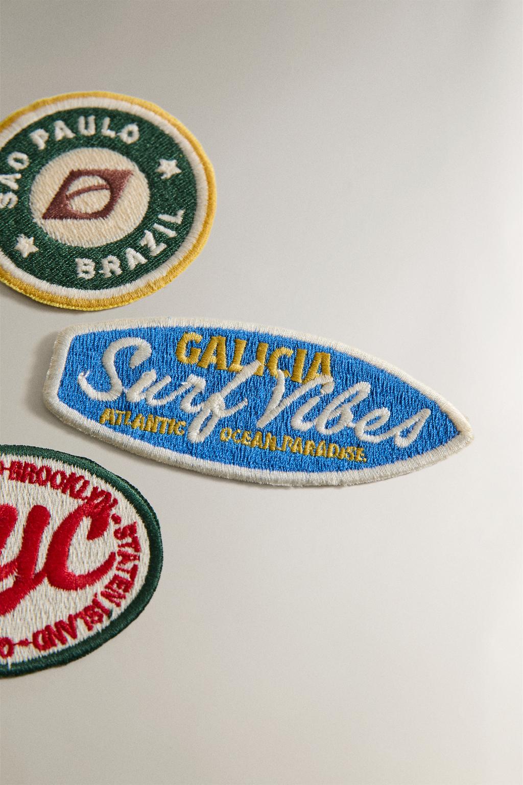 Набор нашивок для путешествий (набор из 4 шт.)