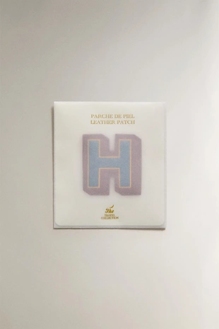Кожаная заплатка с буквой h- Заказать в России