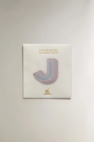 Наклейка из кожи с буквой j- Заказать в России