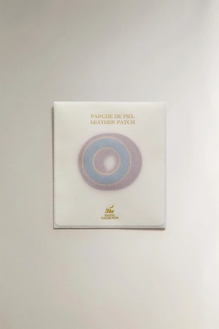 Нашивка из кожи с буквой о- Заказать в России