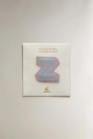 Наклейка из кожи с буквой z- Заказать в России