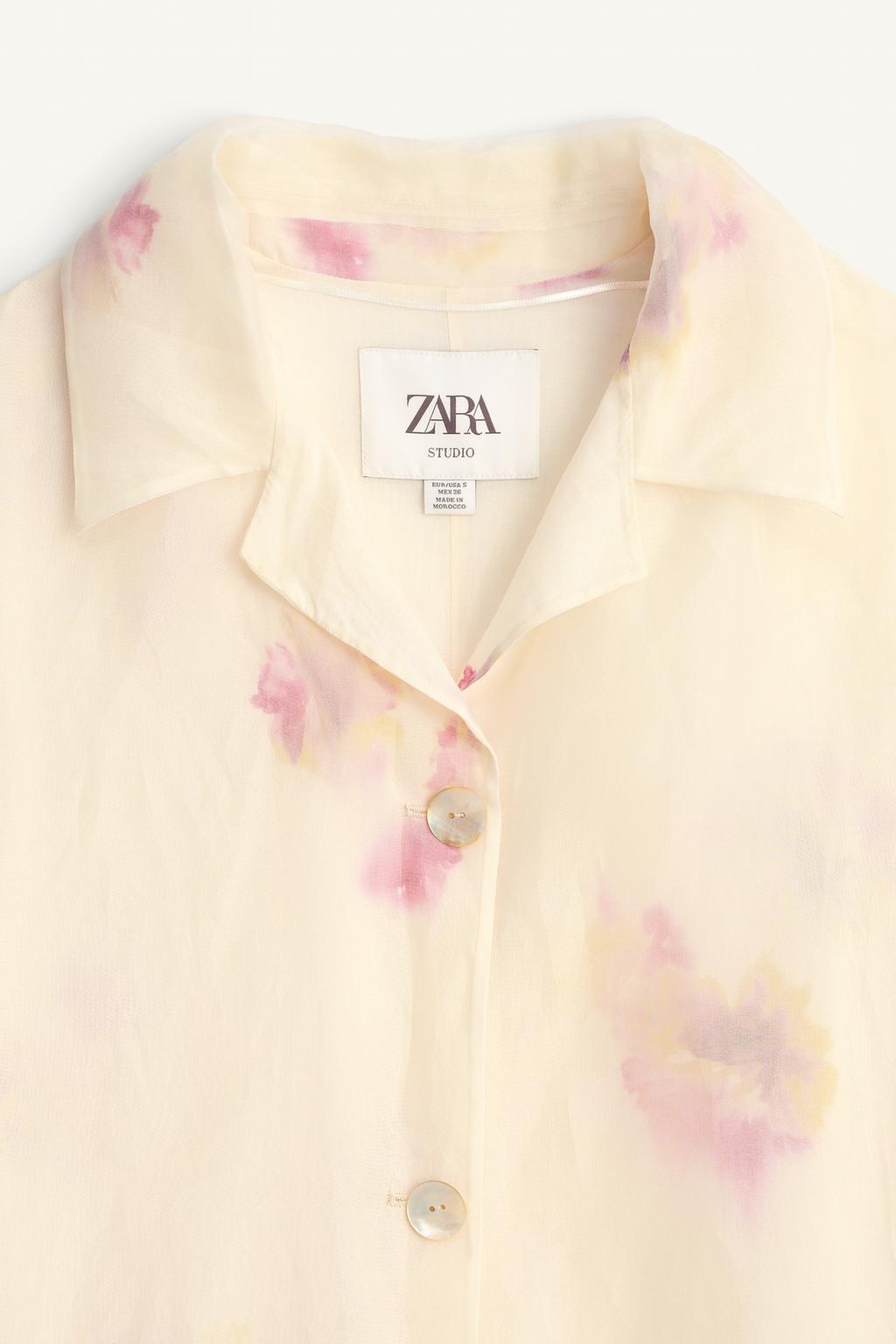 Фрак из шелка с принтом - limited edition