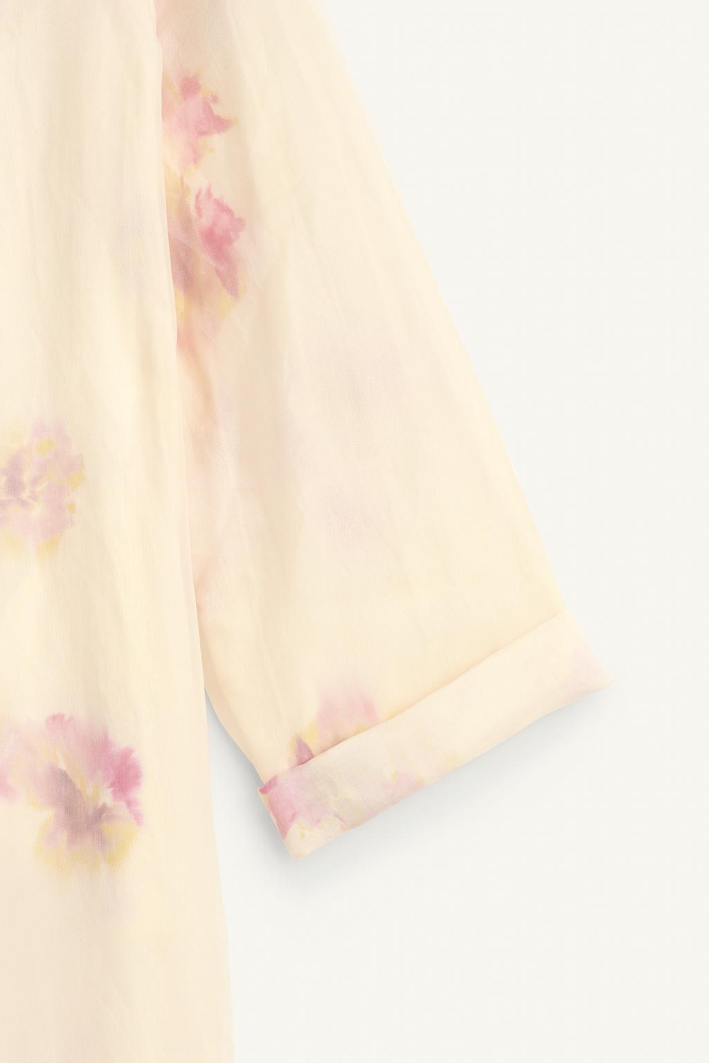 Фрак из шелка с принтом - limited edition