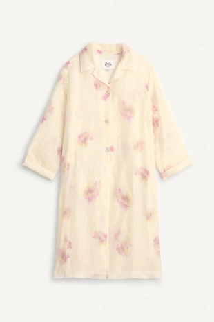 Фрак из шелка с принтом - limited edition- Заказать в России