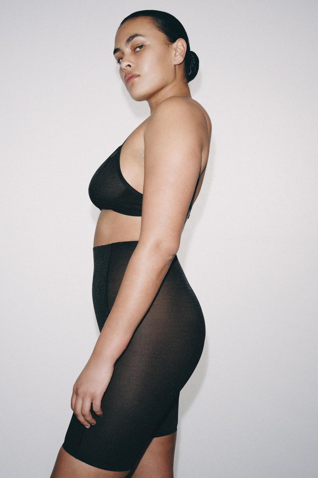 ШОРТЫ-ВЕЛОСИПЕДКИ ИЗ ПОЛИАМИДА С СЕТКОЙ