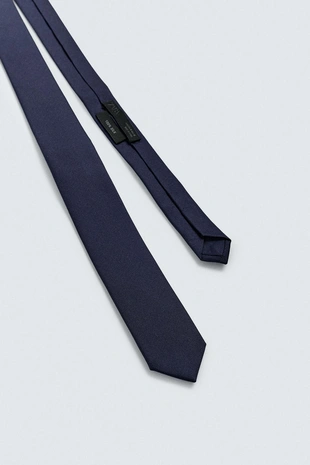 Узкий галстук 100% шелк- Заказать в России