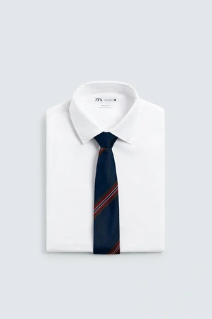 Галстук 100% шелк полосы- Заказать в России