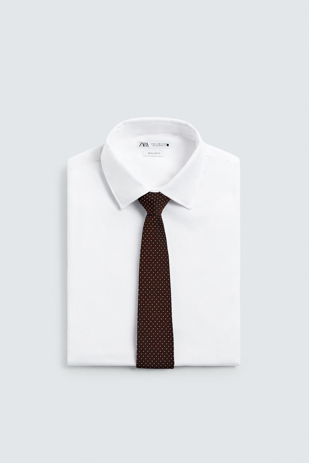 ШЕЛКОВЫЙ ГАЛСТУК В ГОРОШЕК