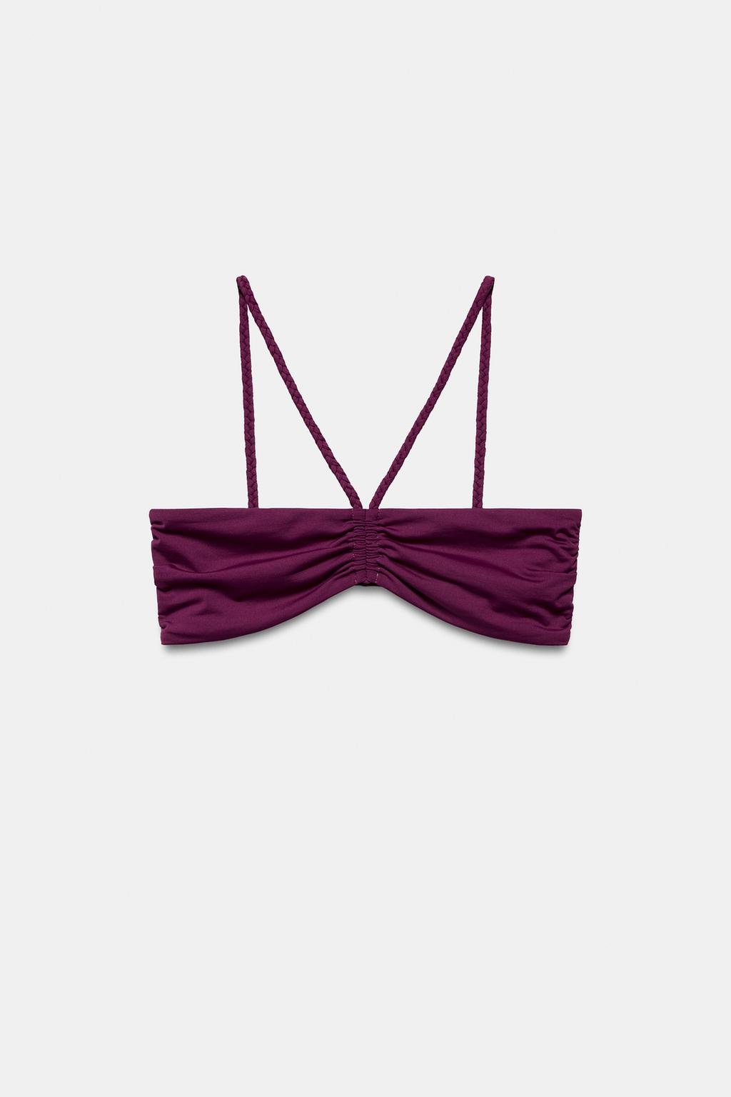 ТОП-БИКИНИ БАНДО С ПЛЕТЕНЫМИ БРЕТЕЛЯМИ