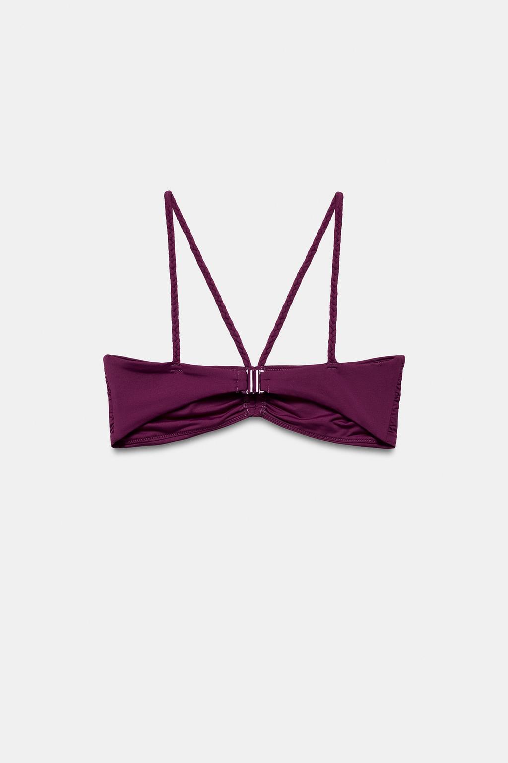 ТОП-БИКИНИ БАНДО С ПЛЕТЕНЫМИ БРЕТЕЛЯМИ