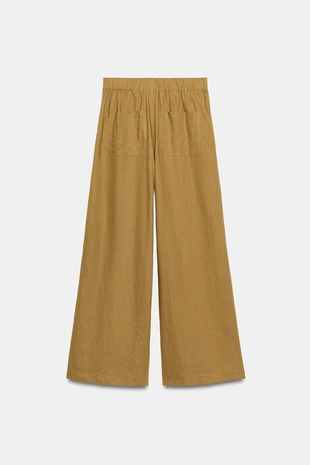 Широкие брюки с линиями стрелок