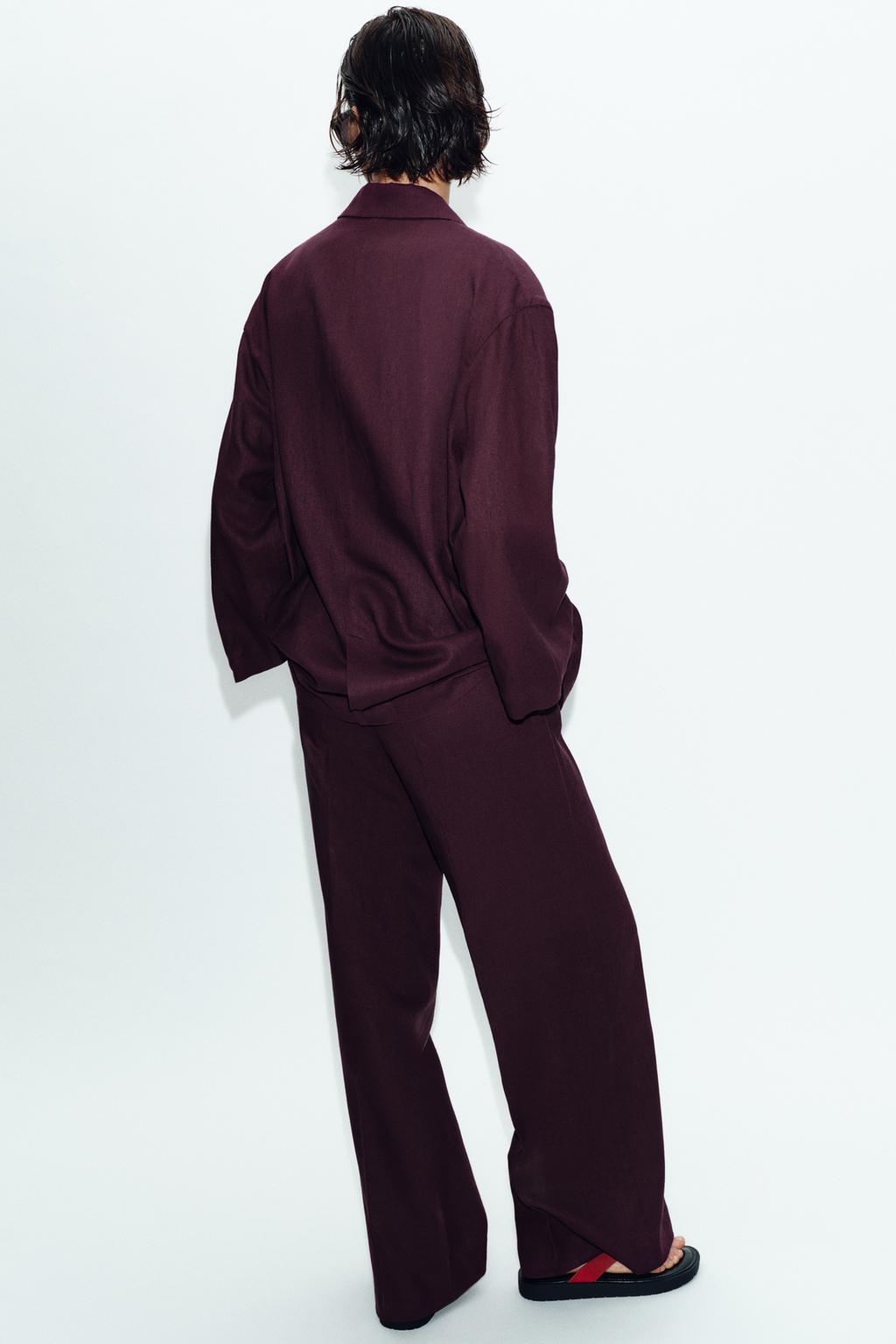 ПРЯМЫЕ БРЮКИ ИЗ ЛЬНА