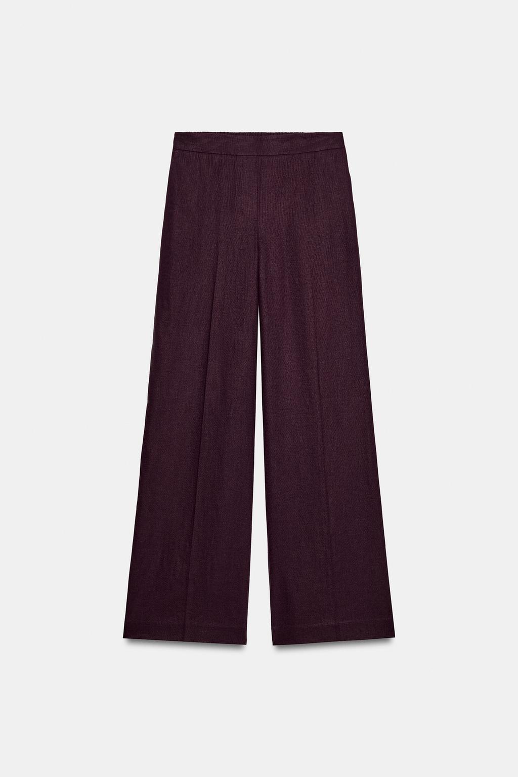 ПРЯМЫЕ БРЮКИ ИЗ ЛЬНА