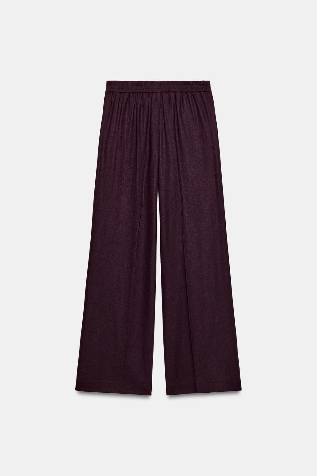 ПРЯМЫЕ БРЮКИ ИЗ ЛЬНА