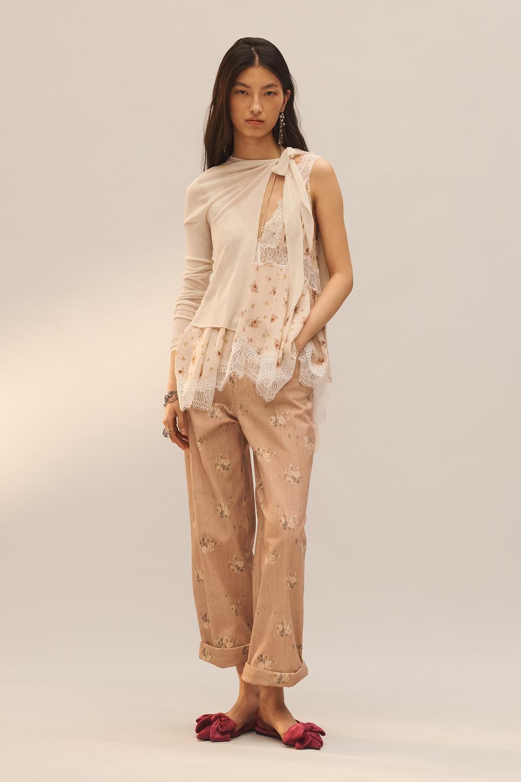 Брюки в цветочном принте limited edition