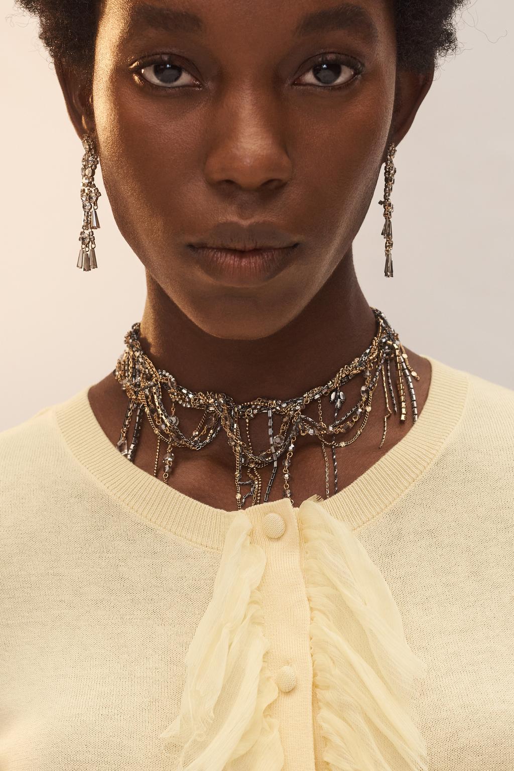 Кардиган с оборками из шелково-хлопковой смеси limited edition