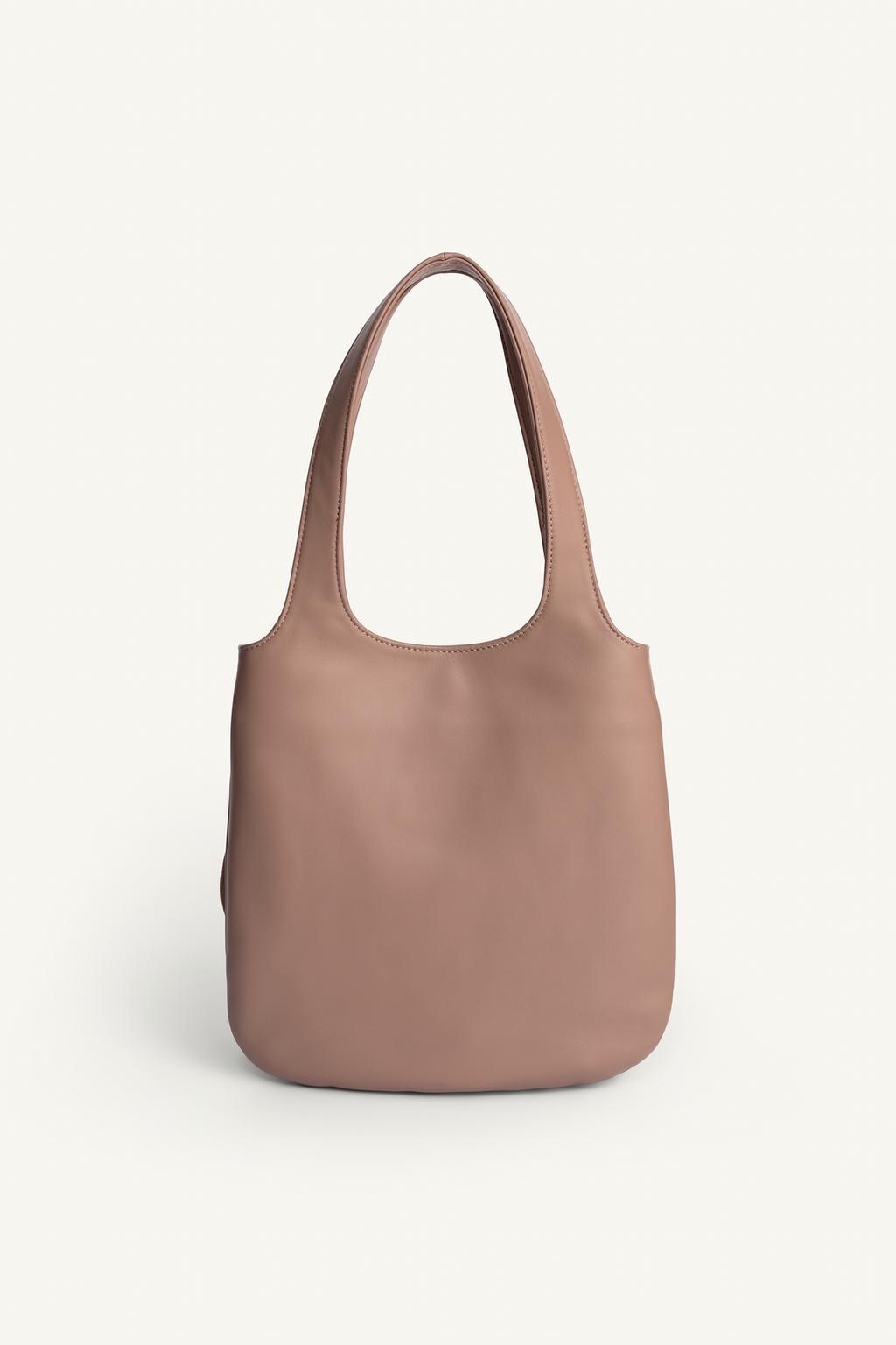 Сумочка-тоут из кожи limited edition с цветком