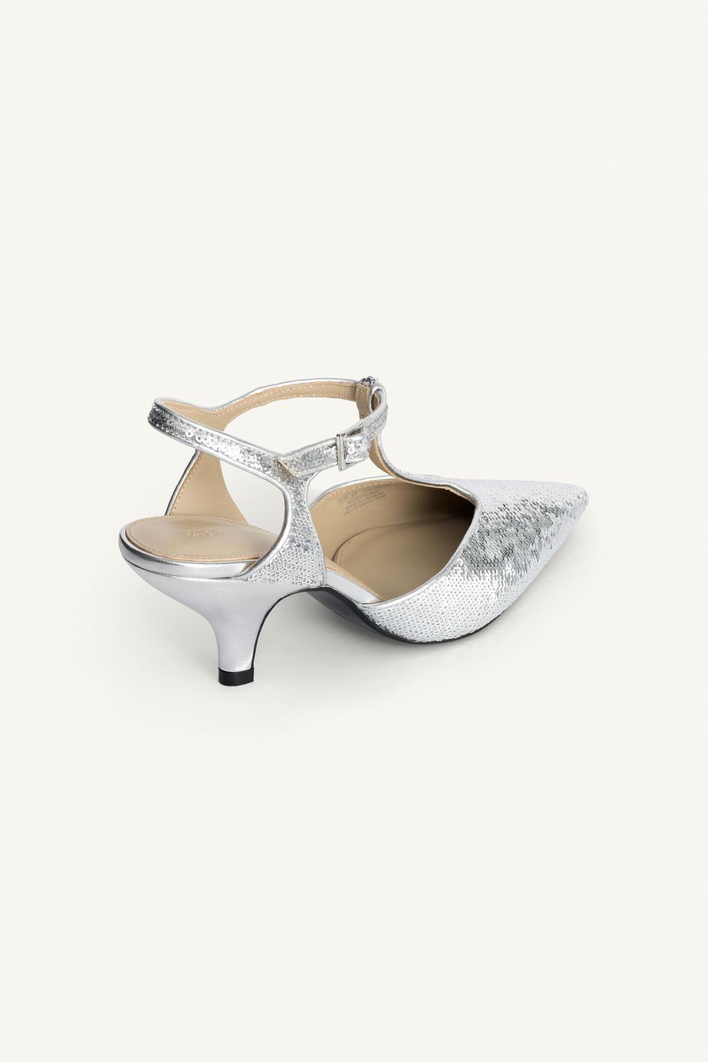 Туфли на каблуке с пайетками limited edition