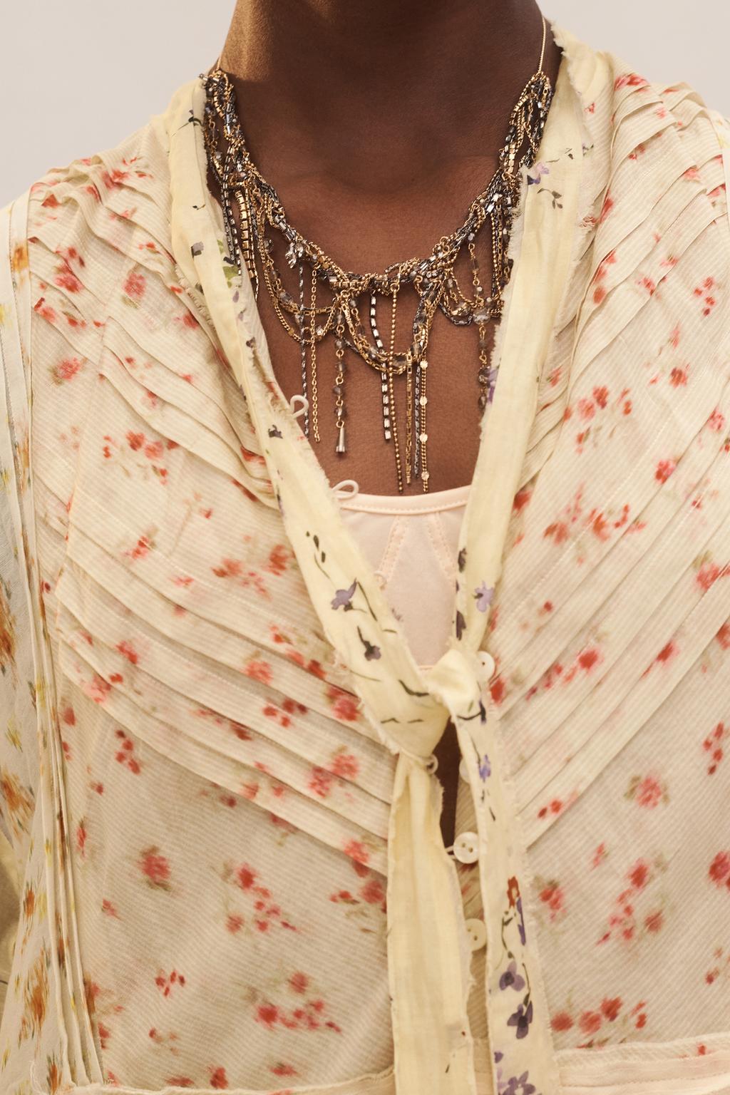 Ожерелье с кристаллами limited edition