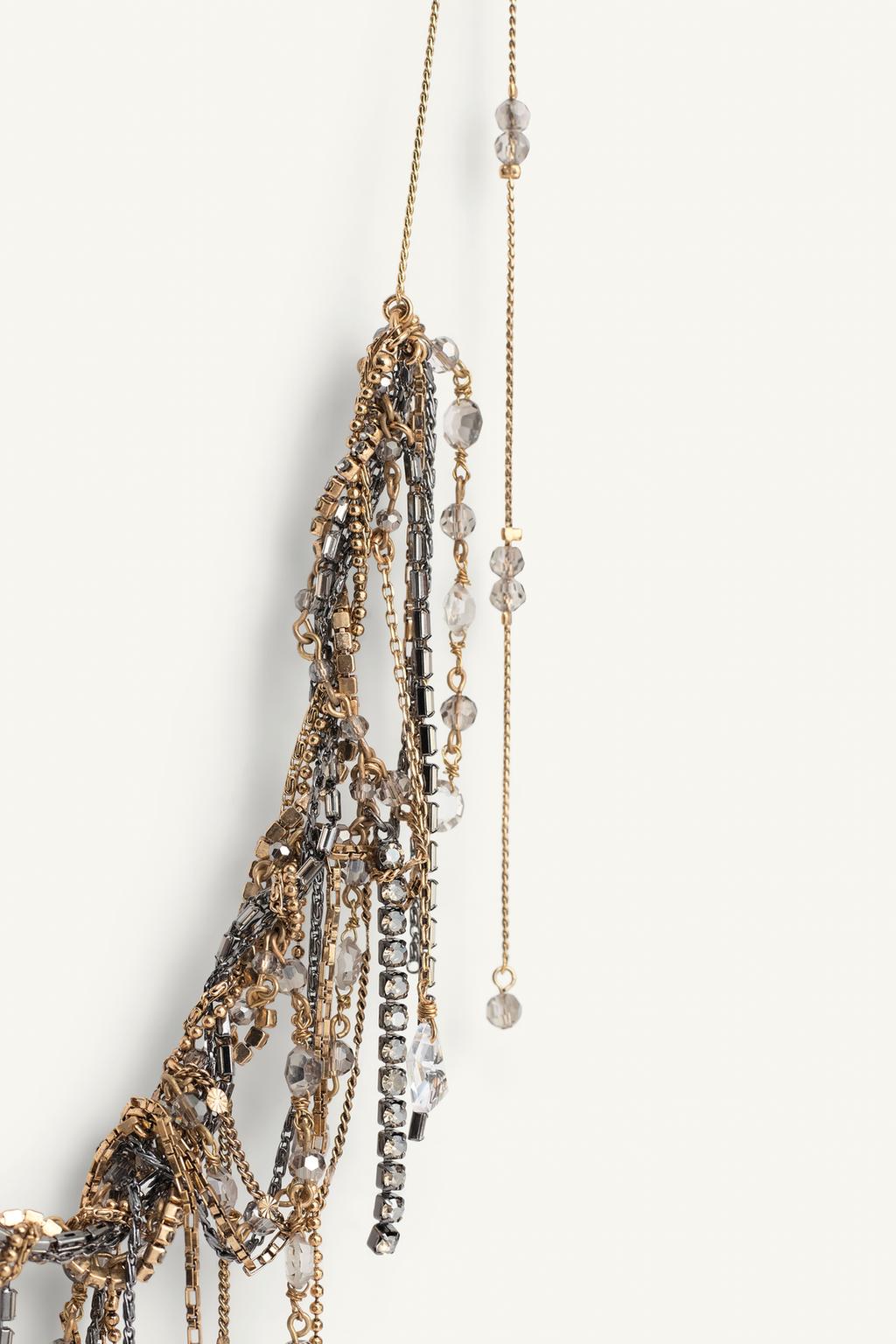 Ожерелье с кристаллами limited edition