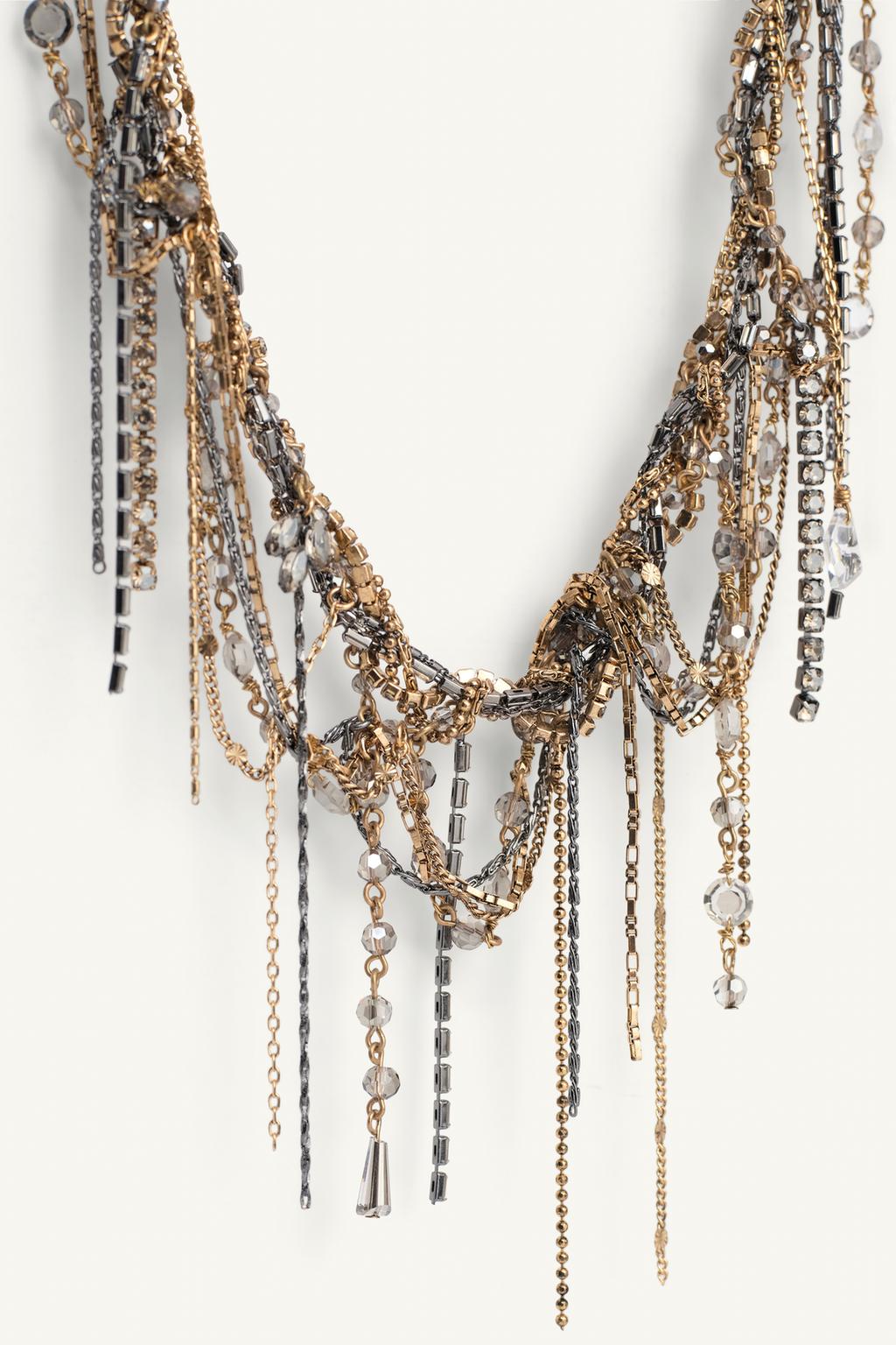 Ожерелье с кристаллами limited edition