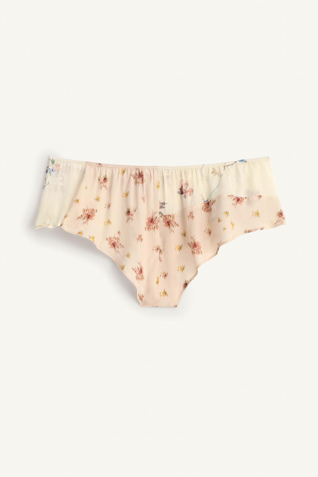 Трусы с цветочным узором limited edition