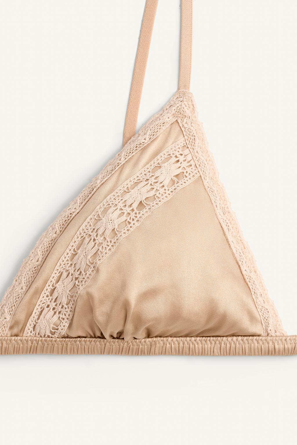 Бюстье из шёлка с кружевом limited edition